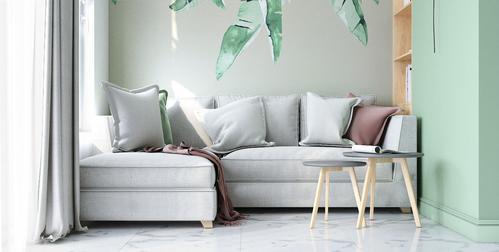 гостиная-кухня