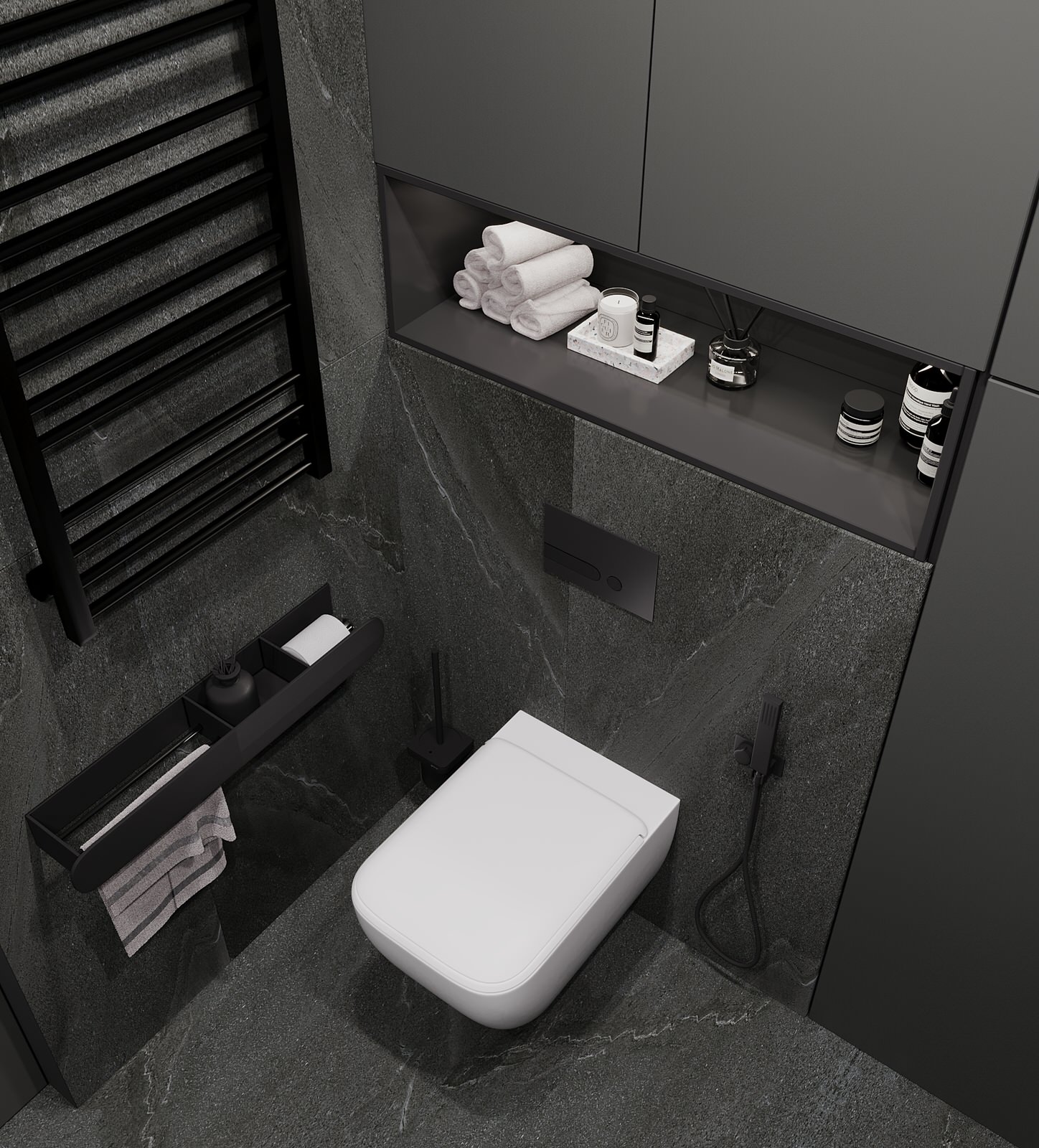 Ванная для молодой девушки в ЖК "Лесопарковый"