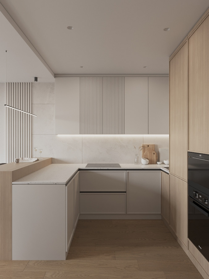 кухня гостинная