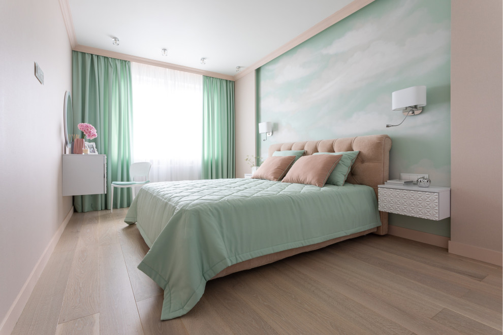 яркий интерьер квартиры 71 кв.м. в г. Калининграде