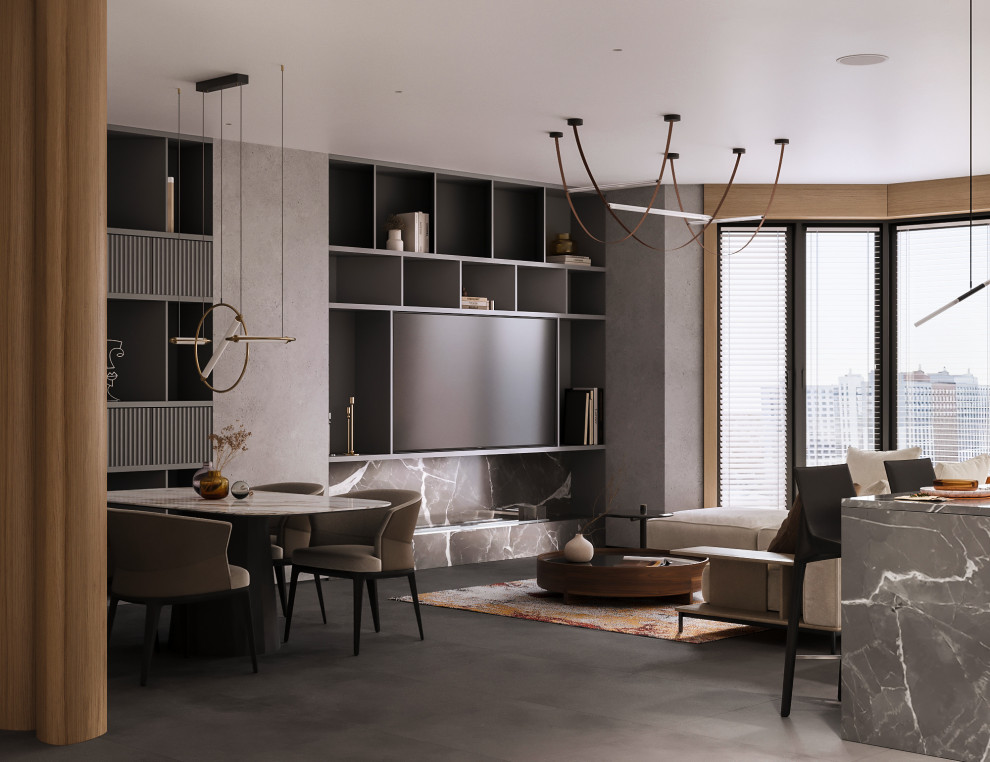 Дизайн-проект квартиры, Москва: гостиная