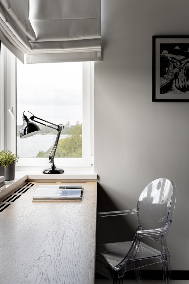 Уютная графичность. Квартира - отдых для семьи врачей