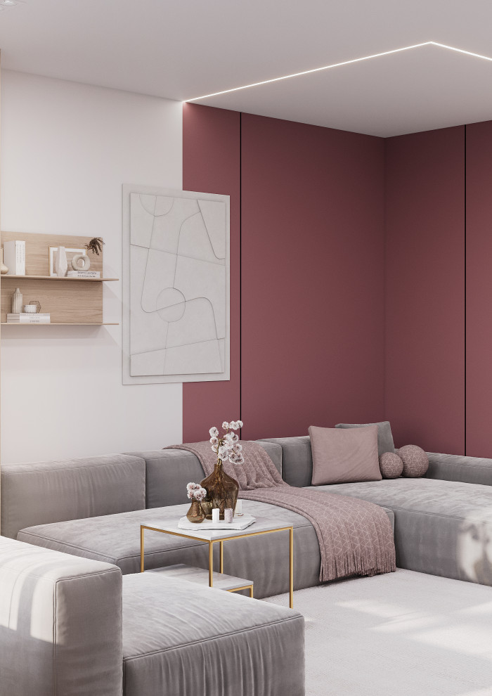 Дизайн-проект яркой квартиры 65 кв.м в современном стиле