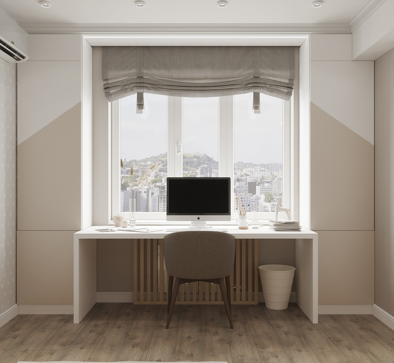 Двухкомнатная квартира с гостиной-холлом