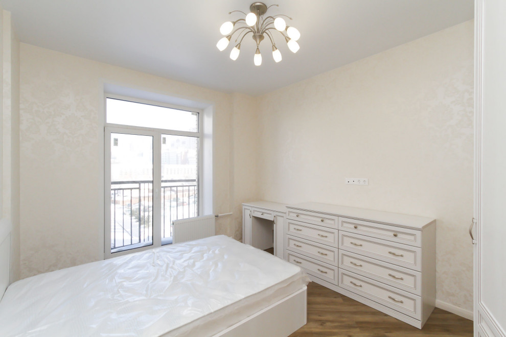 Спальня в 3х-комнатной квартире | 74м2 в ЖК Маковского