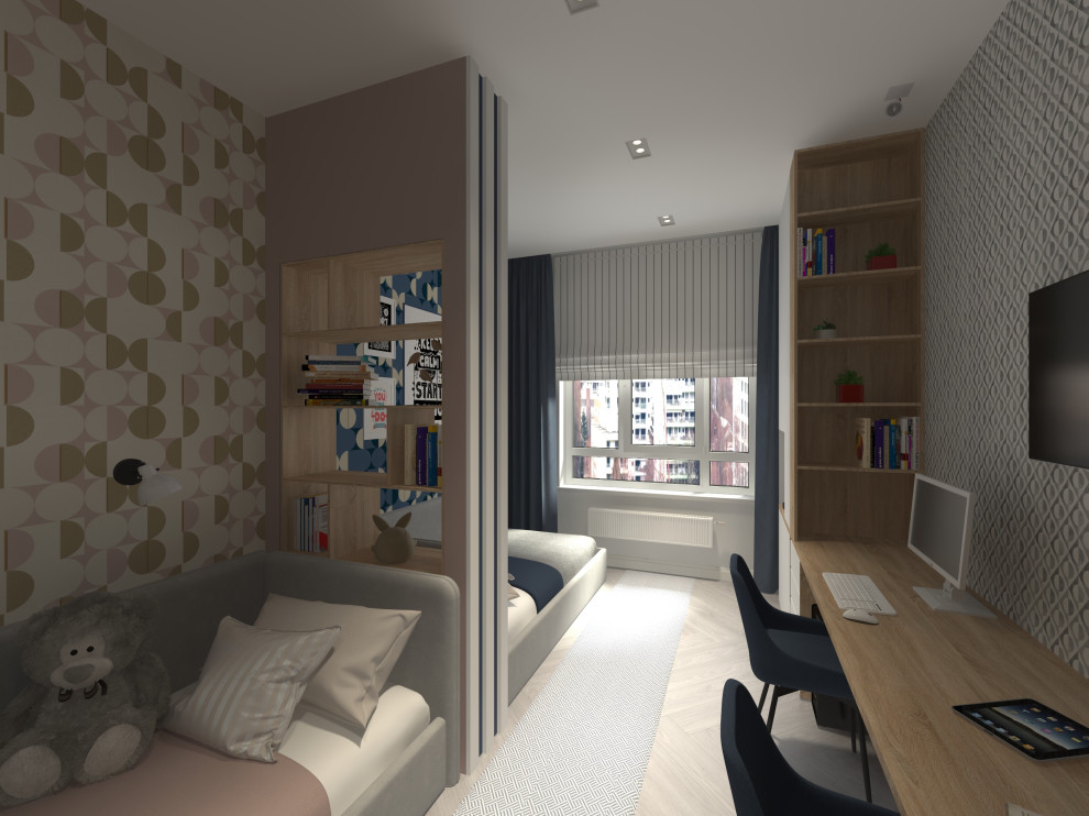 Детская в трехкомнатной квартире "Лик нежности" г. Москва