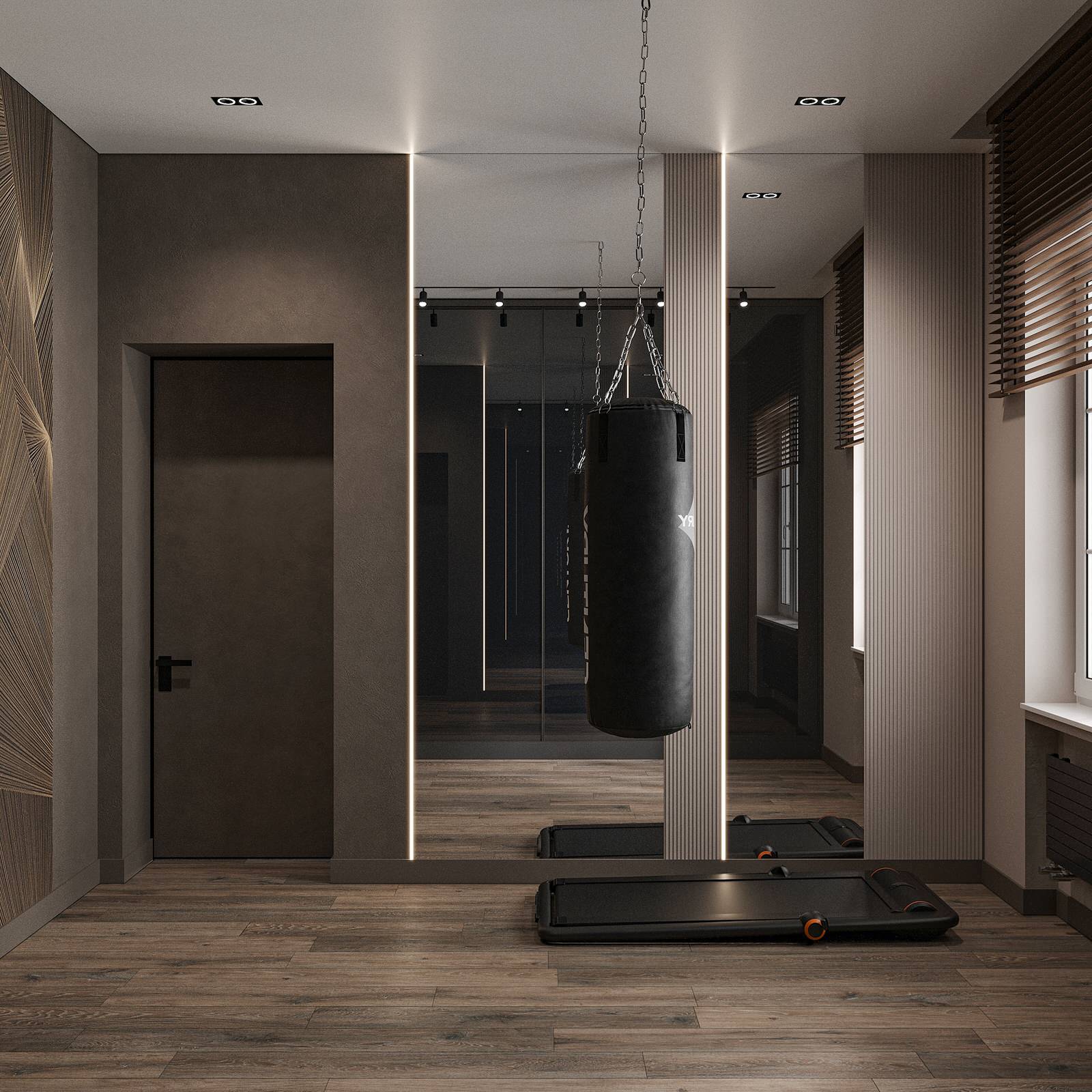 Интерьер загородного дома кардинально отличающийся от домов в округе