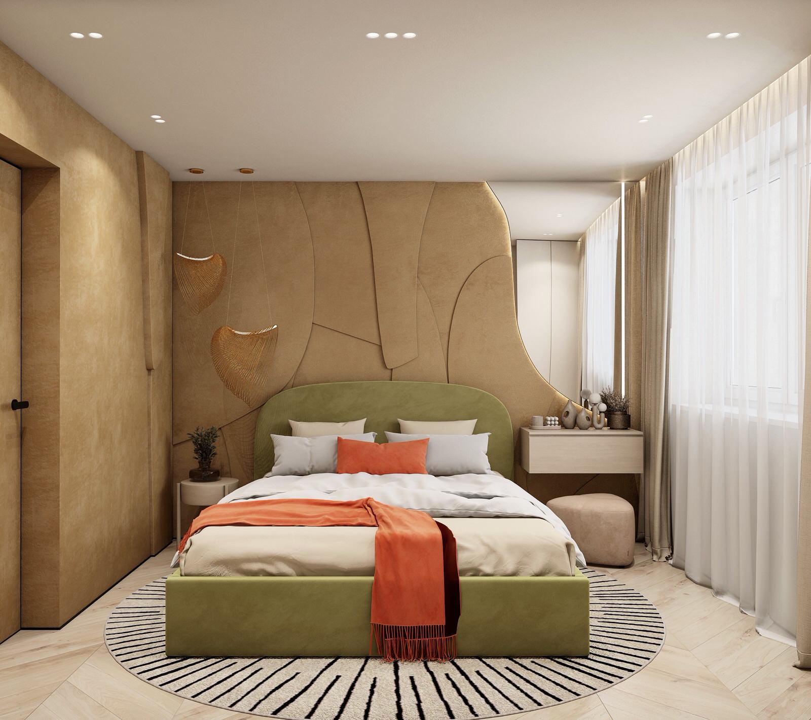 Обложка проекта: Квартира 46кв в стиле Джапанди. Невероятно уютная , атмосферная , выполненная в