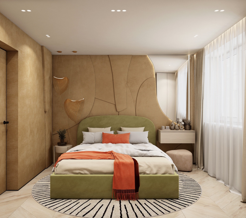 Обложка проекта: Квартира 46кв в стиле Джапанди. Невероятно уютная , атмосферная , выполненная в