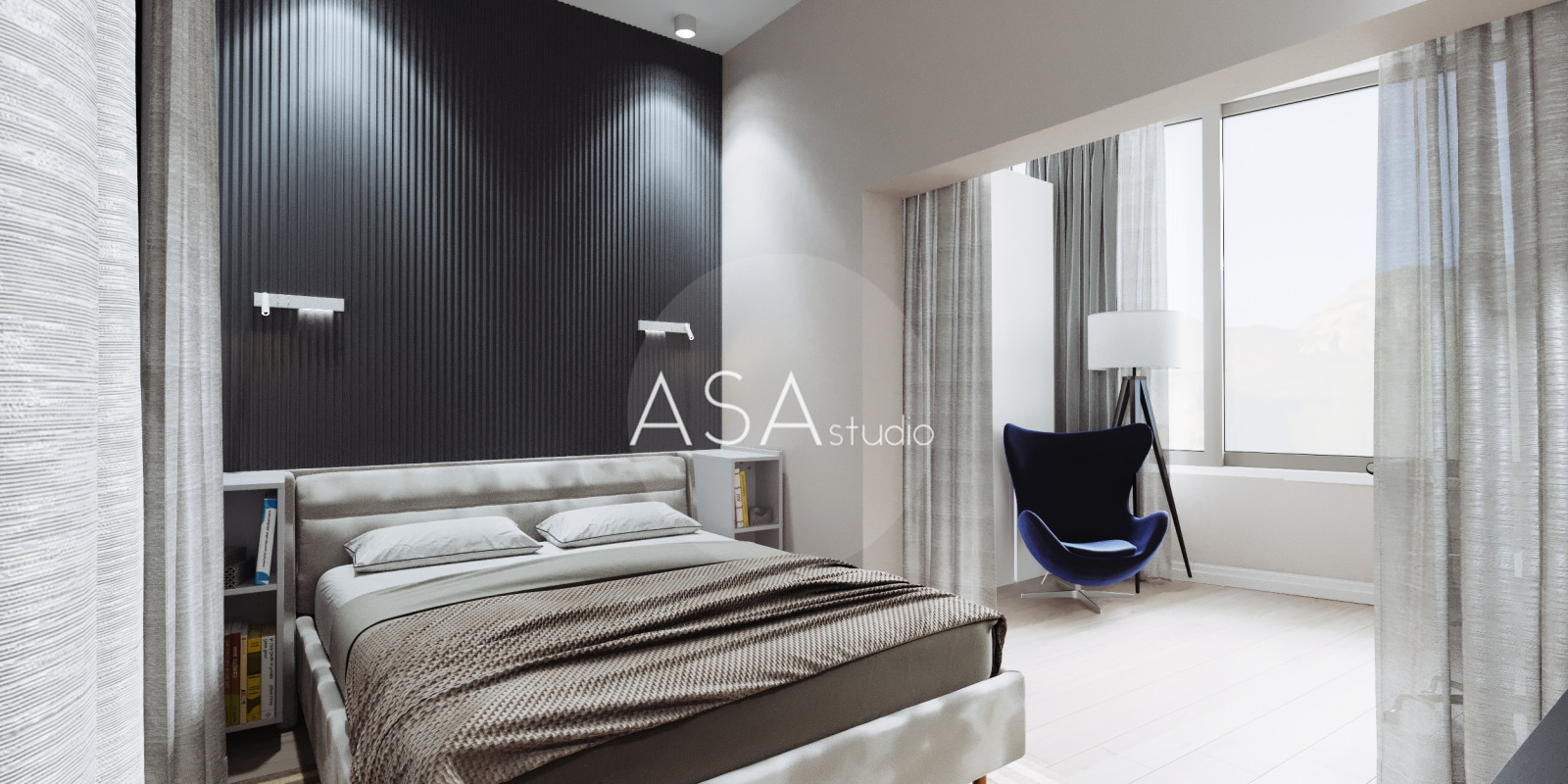 Проект квартиры 96 кв.м. ЖК Акватория