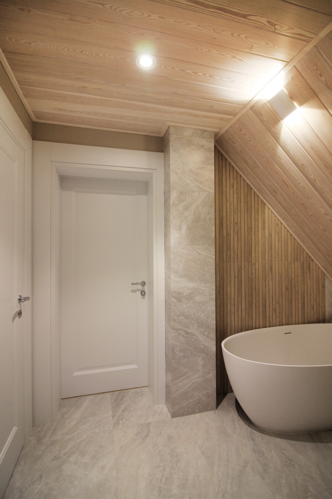 Срубовой коттедж в Рощино