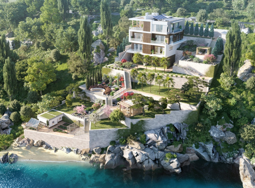 Ландшафтный проект 20 соток в поселке "Княжье озеро"