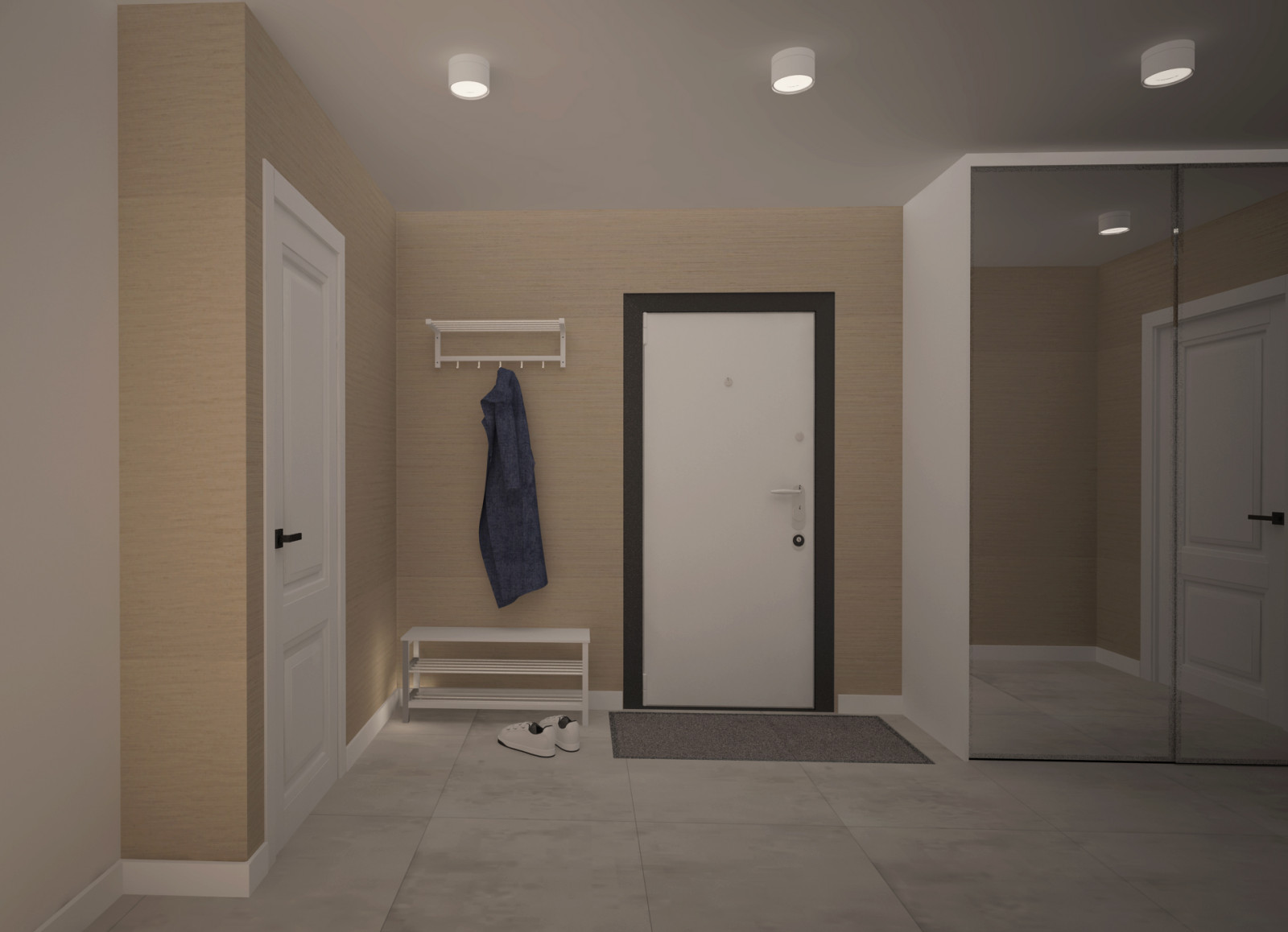 Двух комнатная квартира для девушки