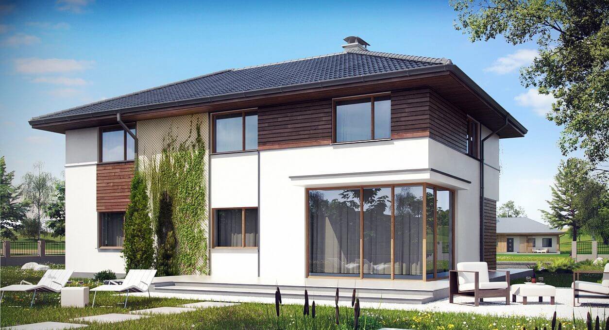 Проект каменного дома Z159