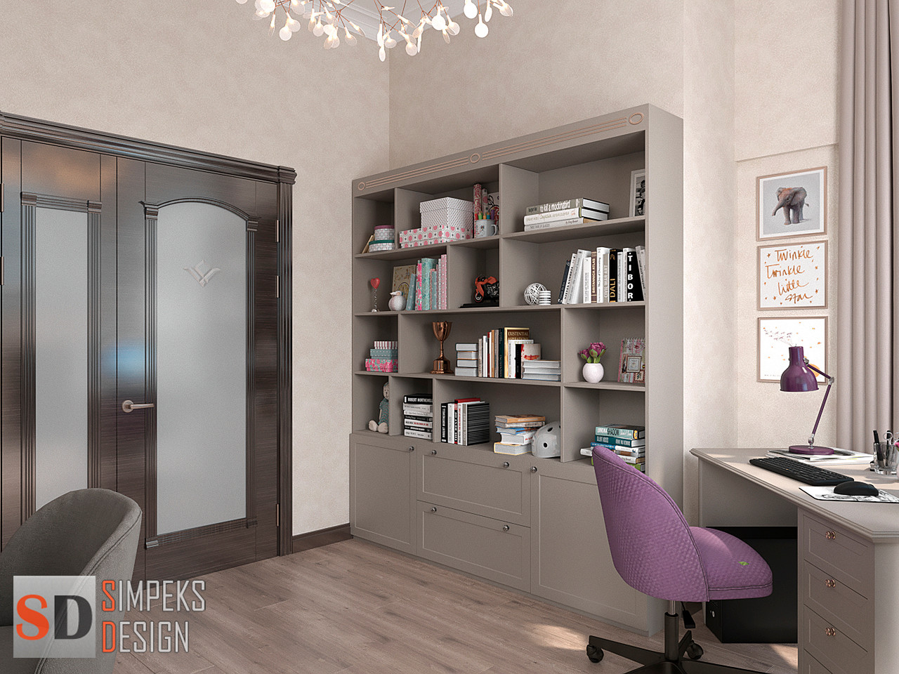 Шкаф в детском кабинете