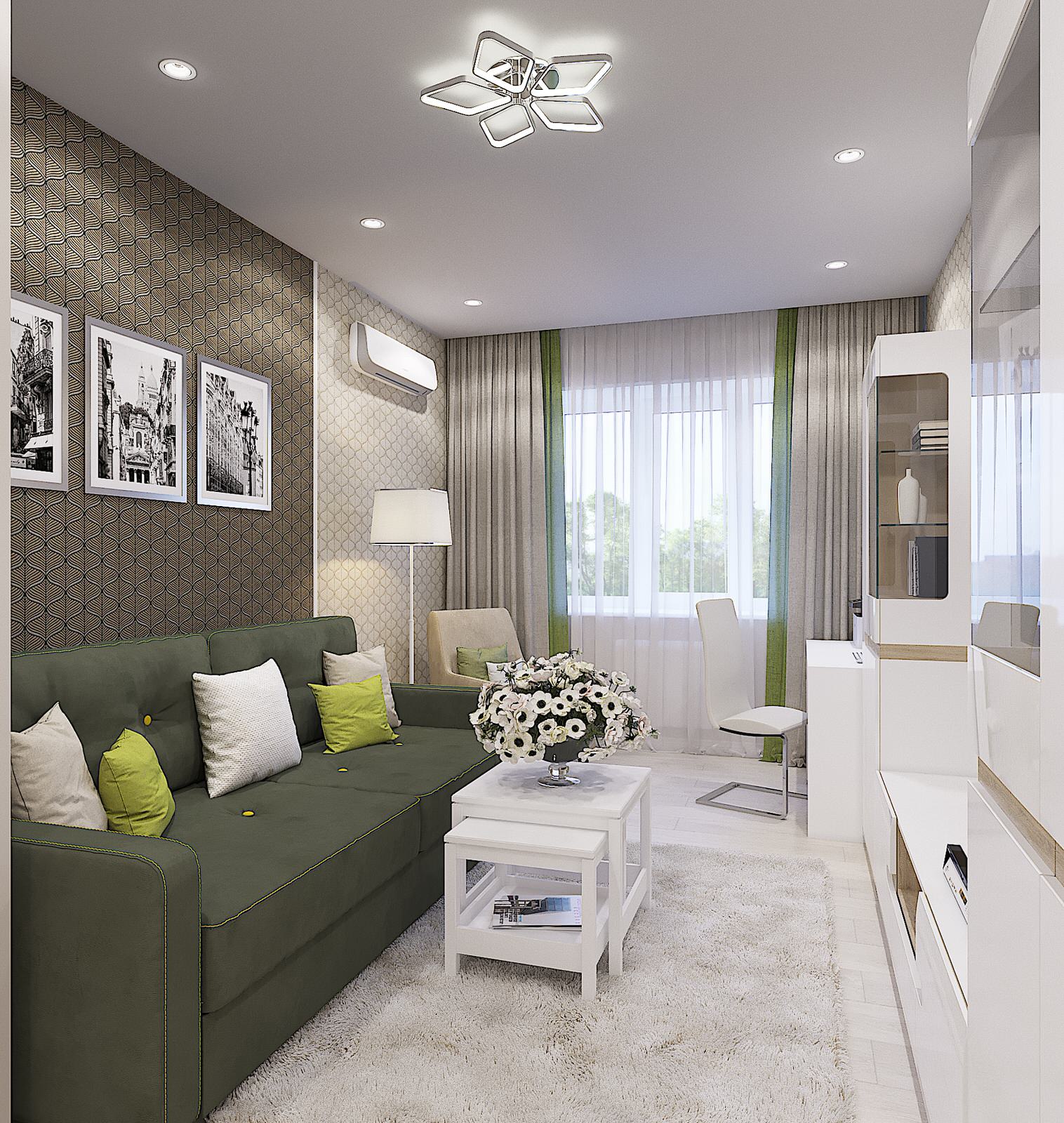 Обложка проекта: Проект двухкомнатной квартиры на пр.Ленина