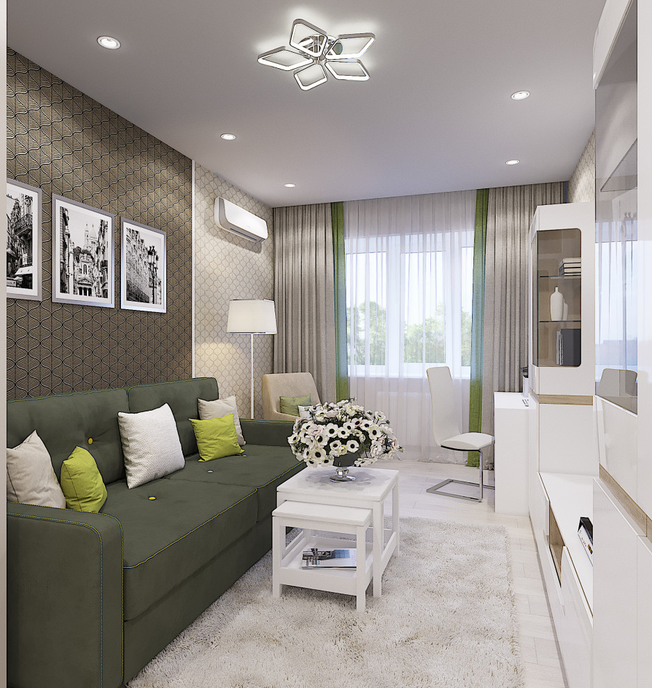 Обложка проекта: Проект двухкомнатной квартиры на пр.Ленина