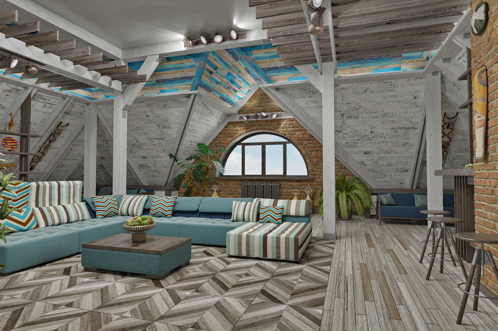 ДОМ С МАНСАРДОЙ