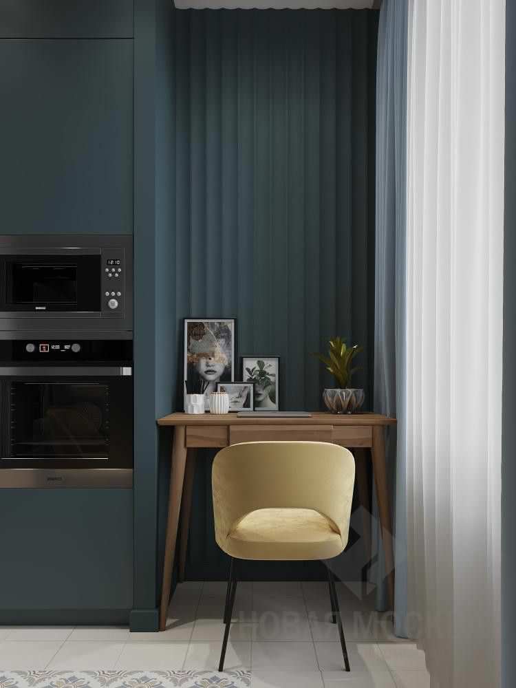 Дизайн-проект однокомнатной квартиры 40 кв.м в Марьино в ЖК «Домашний»