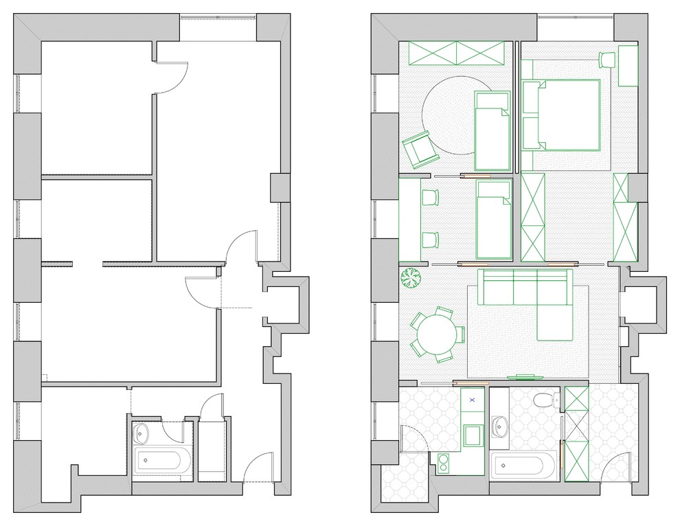 Планировочные решения для различных пространств