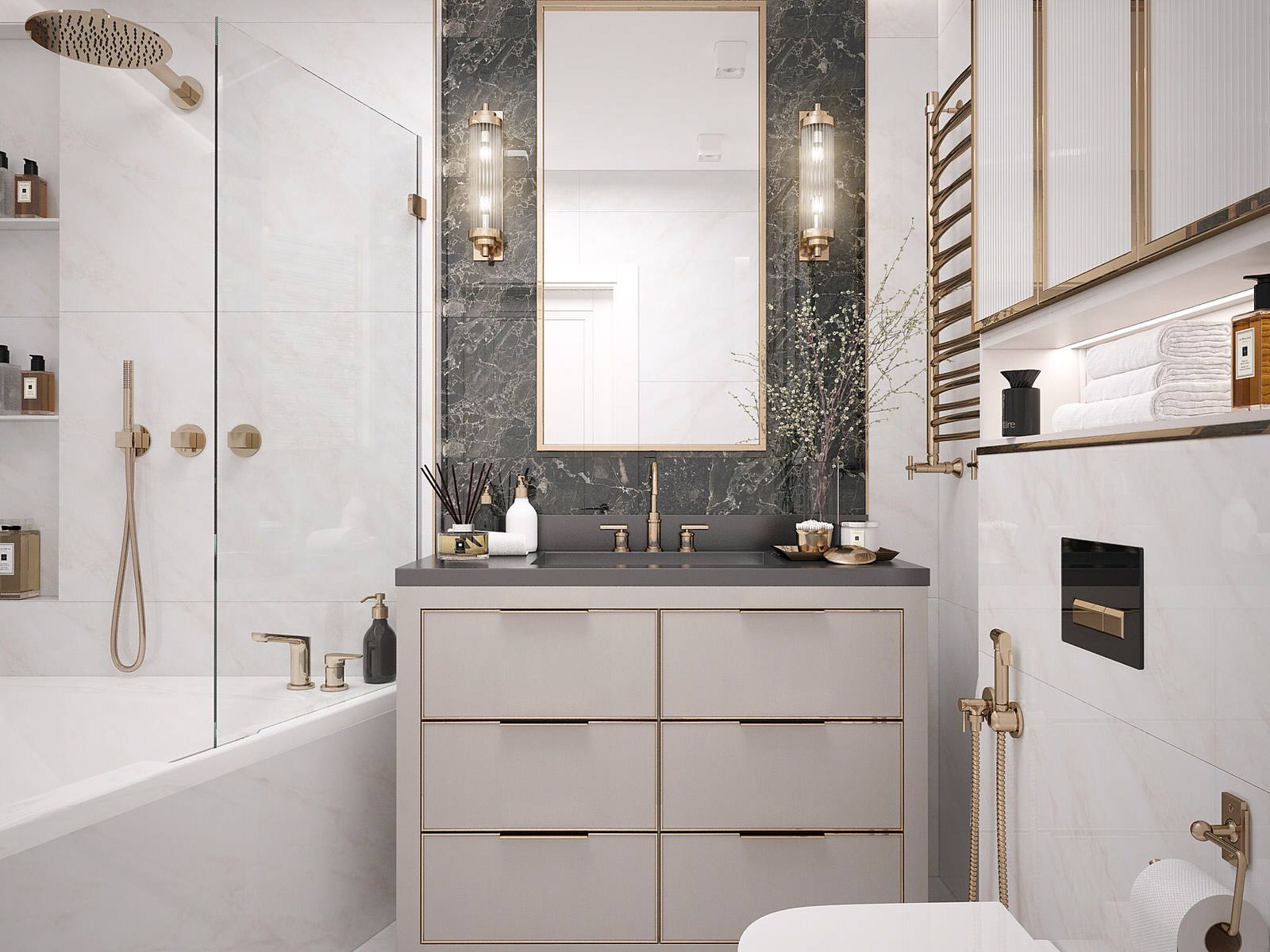 Много ванных- хороших и разных!