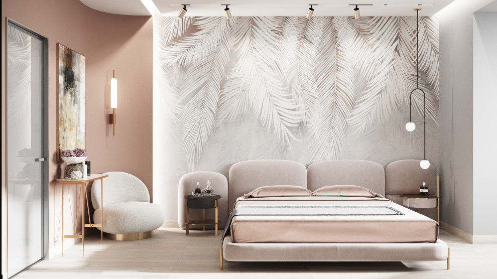 Обложка проекта: Спальня с деревянными панелями