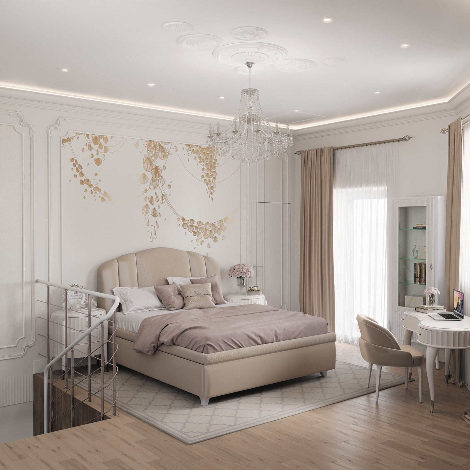 Обложка проекта: Проект спальни для девочки