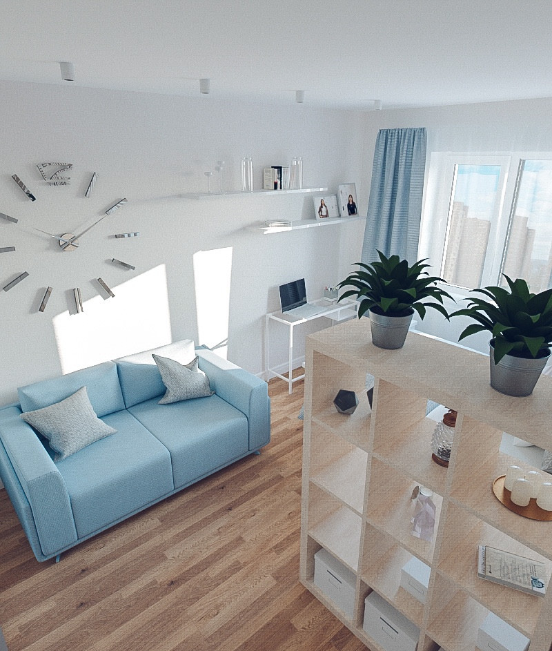 Обложка проекта: Однокомнатная квартира