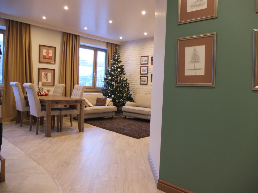 Реализация дизайн-проекта 3-х км кв 65 кв.м 2