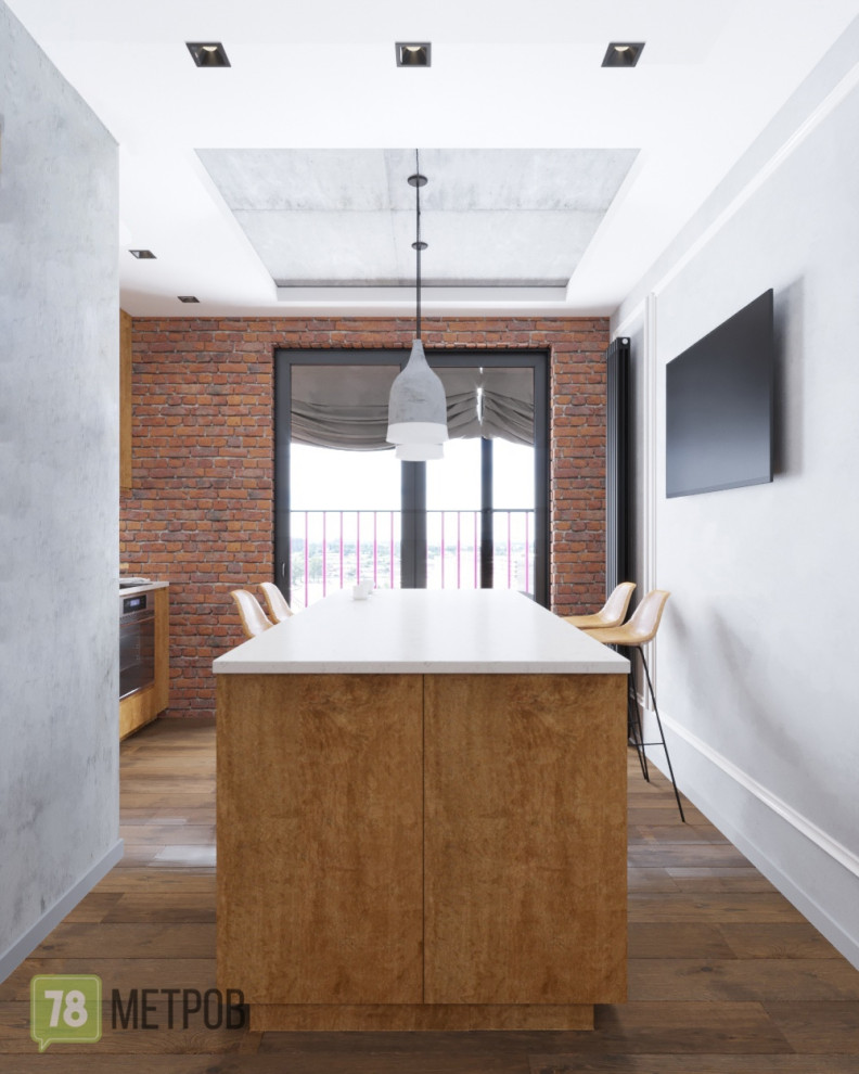 Дизайн-проект квартиры в ЖК "Галактика"