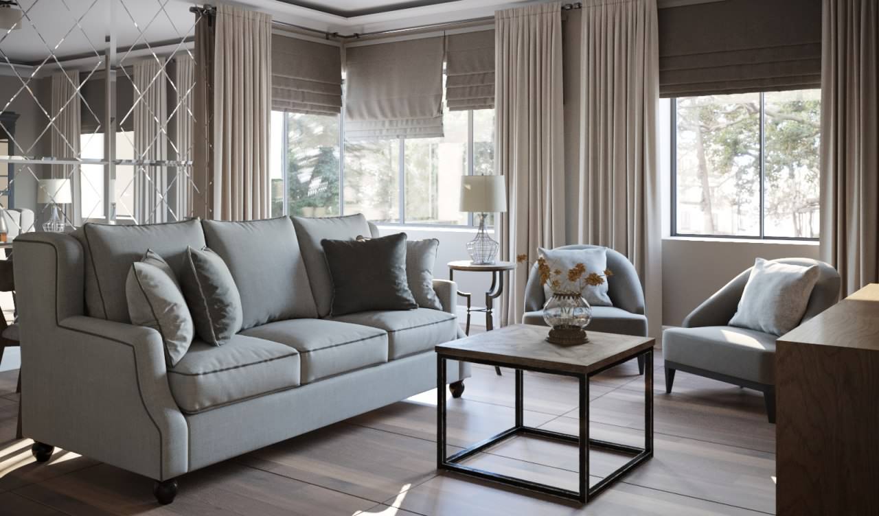 Обложка проекта: Современная гостиная