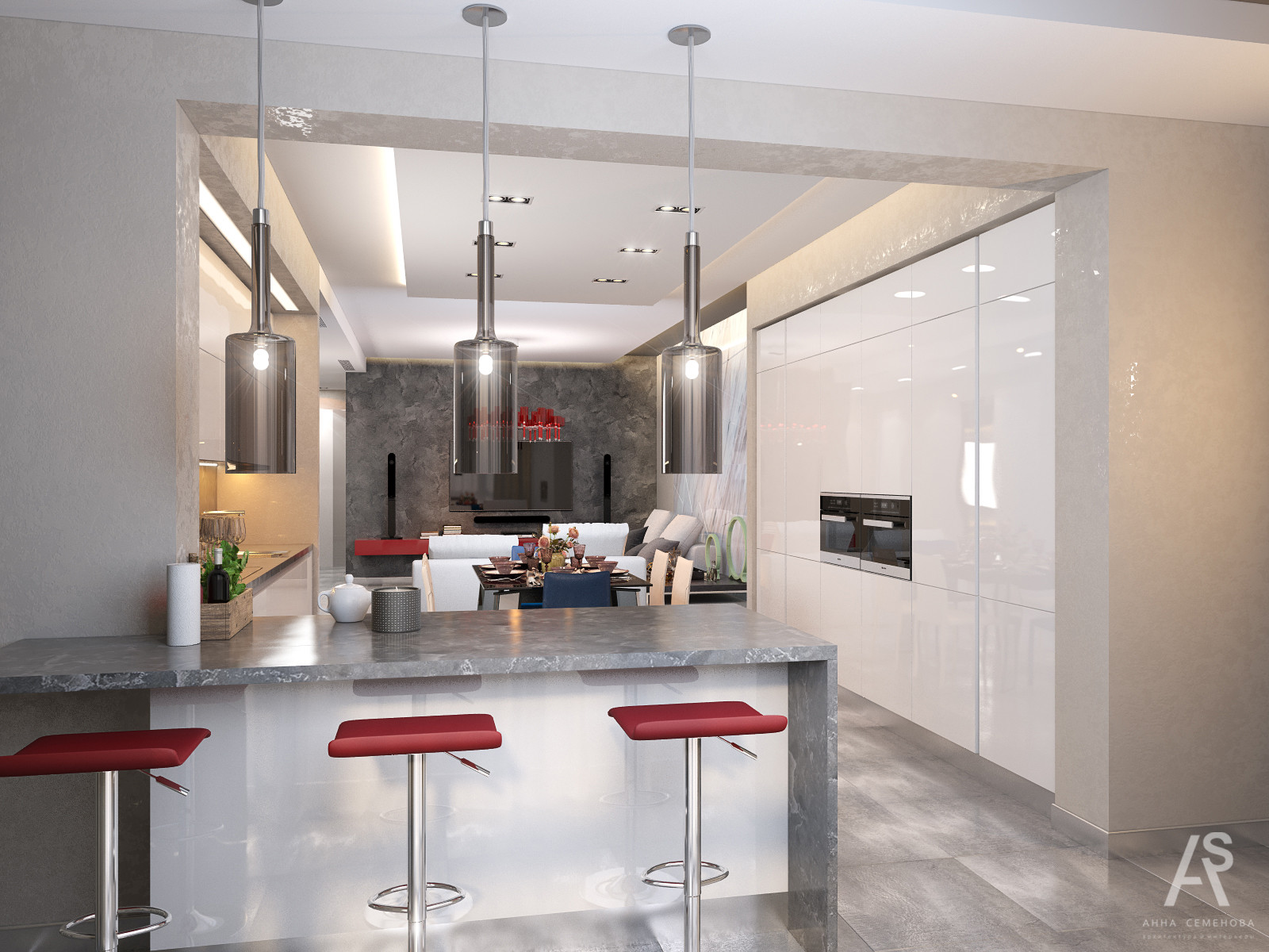 Квартира 150 м2 в ЖК Виноградный