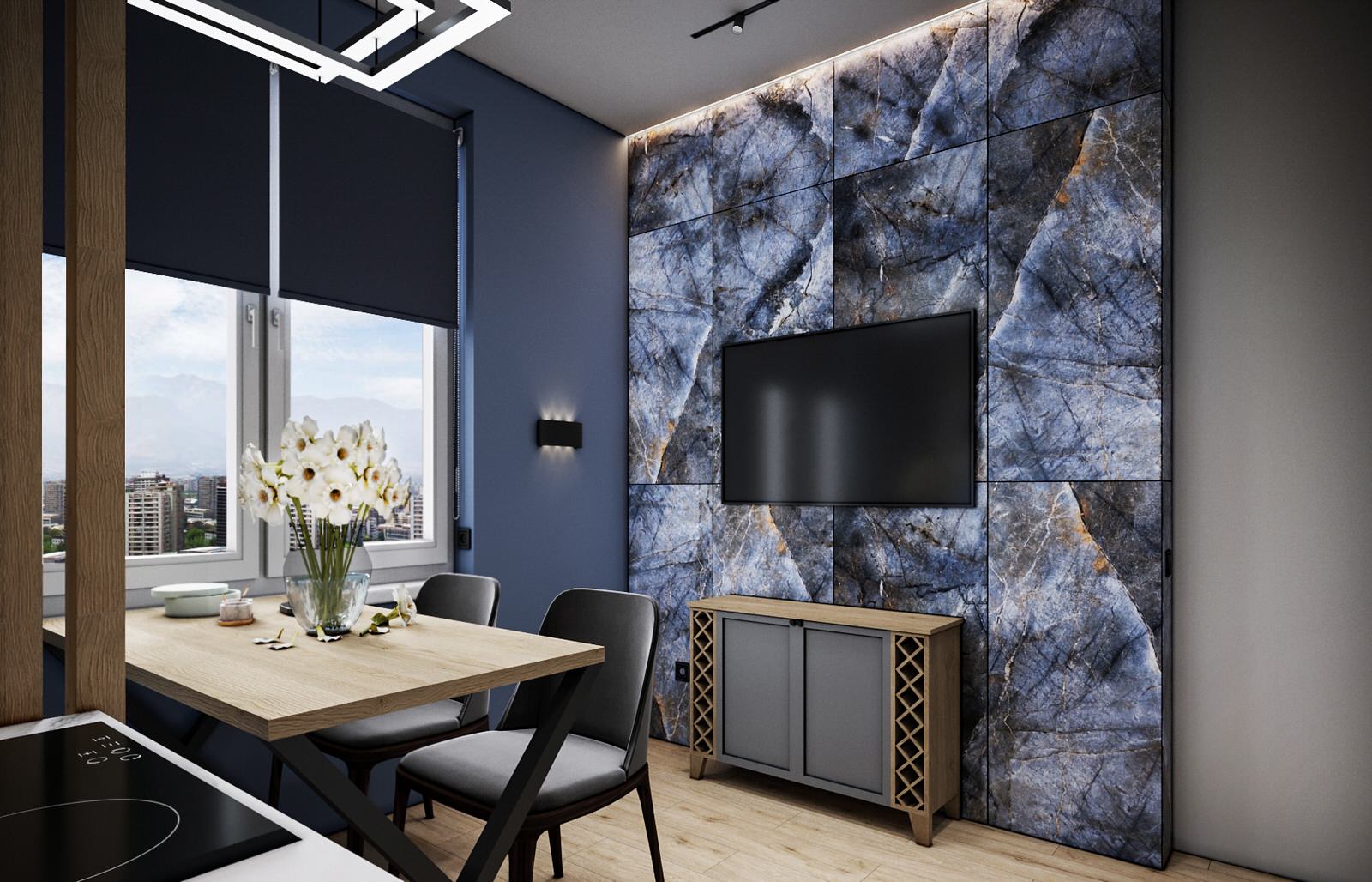 ЖК Дмитриевский! Современный Интерьер Однушки для Парня