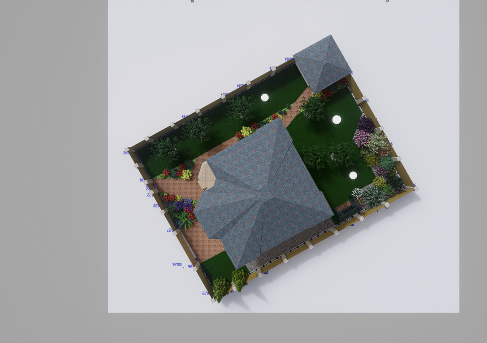 Обложка проекта: Дизайн участка в Лобне