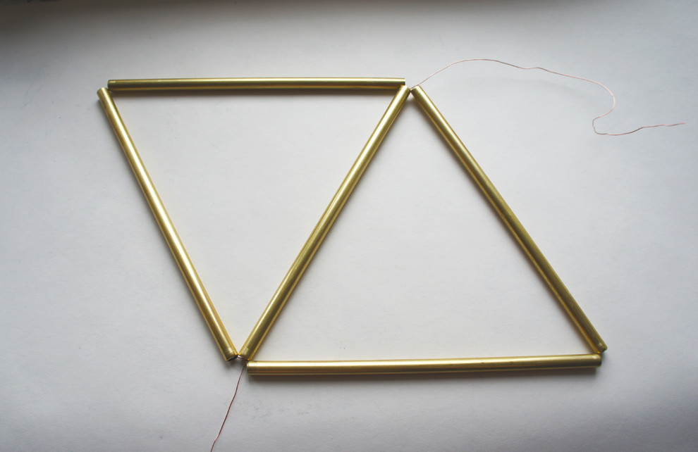 DIY: Рождественские химмели из металлических трубок