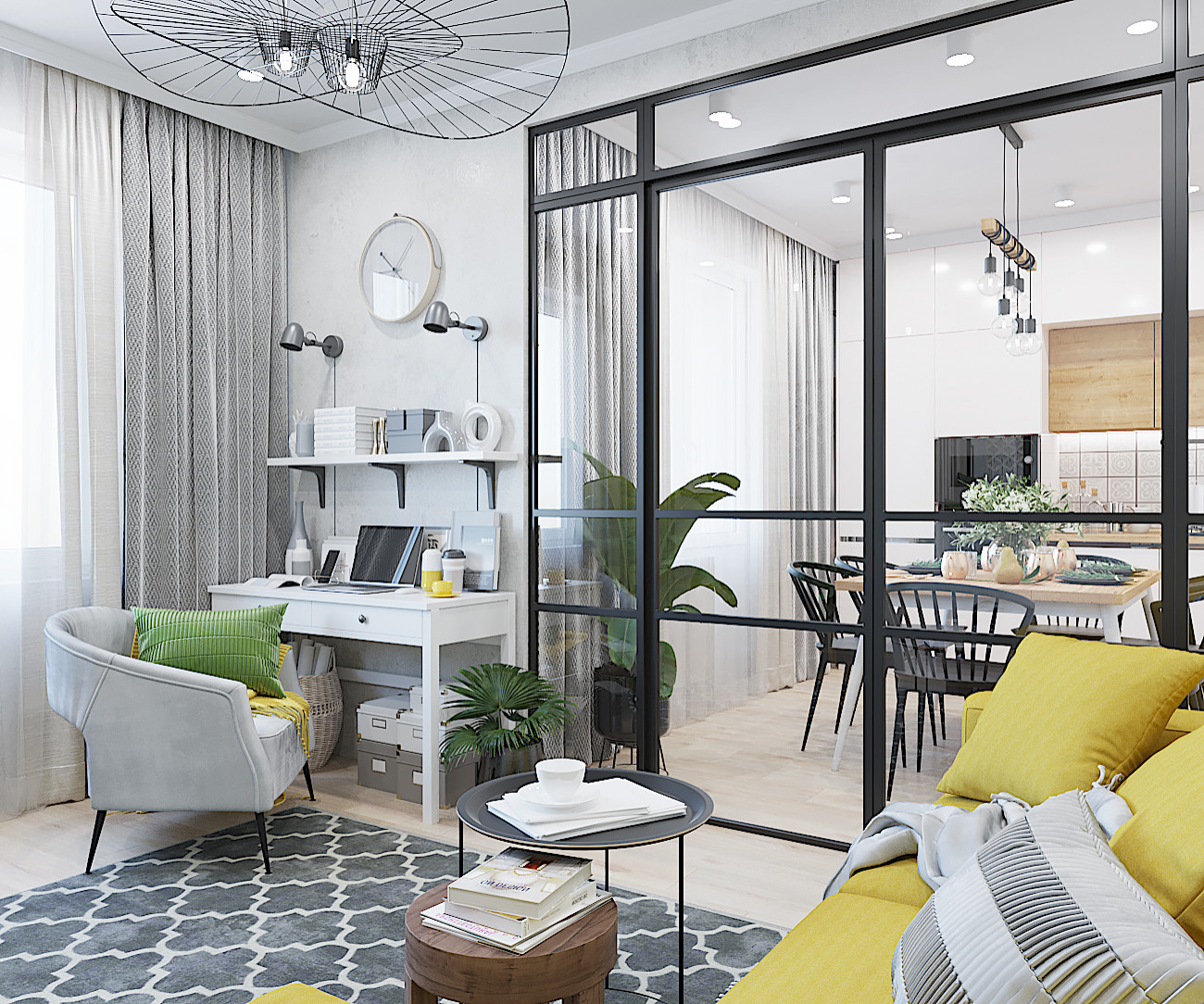 Сканди в квартире ЖК Алфавит г.Пенза