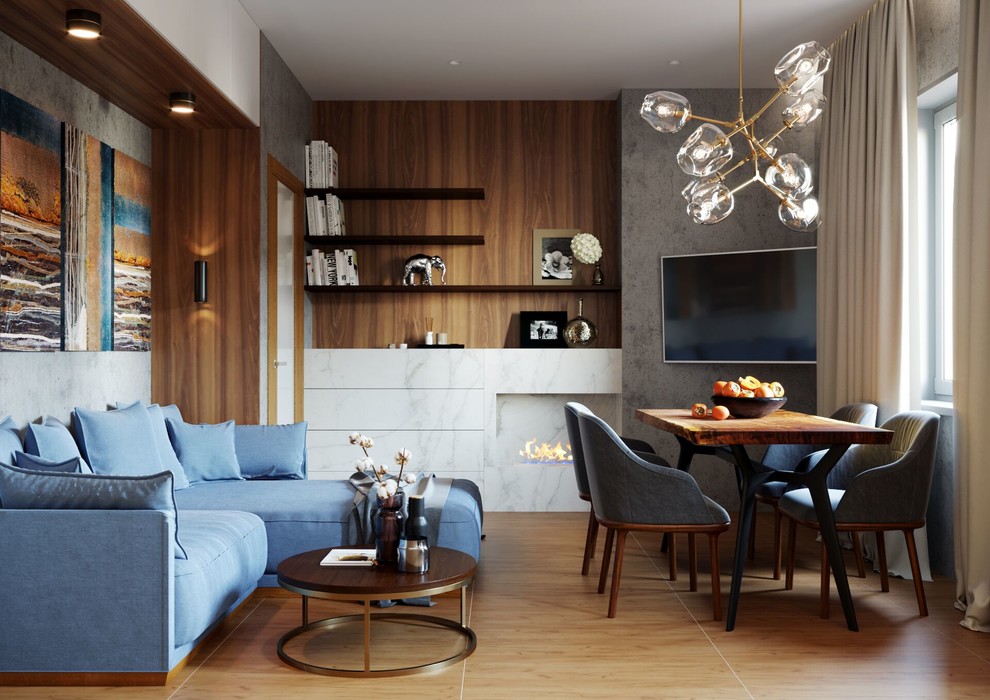 кухня-гостиная