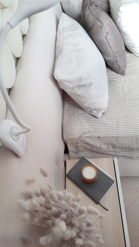 Обложка проекта: Спальня в бежевых тонах (реализация)