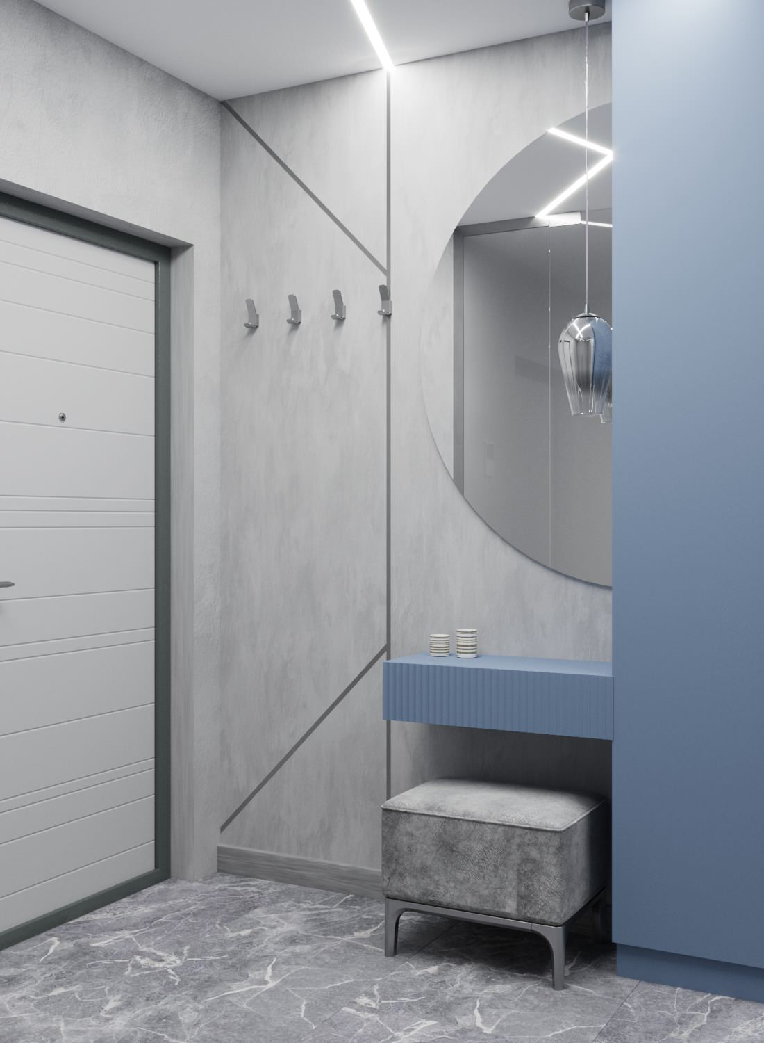 Проект Квартиры 90кв.м в Екатеринбурге