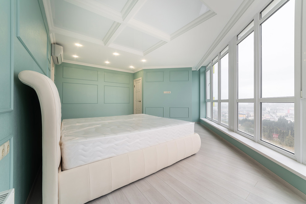 Двух-комнатная квартира в ЖК Раз Два Три (Сочи) в мятных тонах