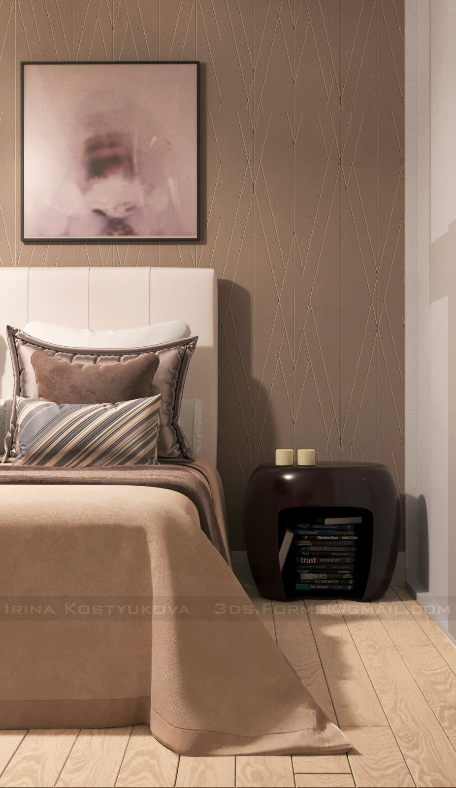 Современный стиль двухкомнатной квартиры в Боровлянах