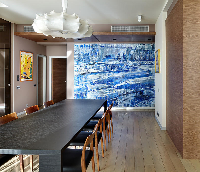 Обложка проекта: Квартира в Москве у воды. Реконструкция.