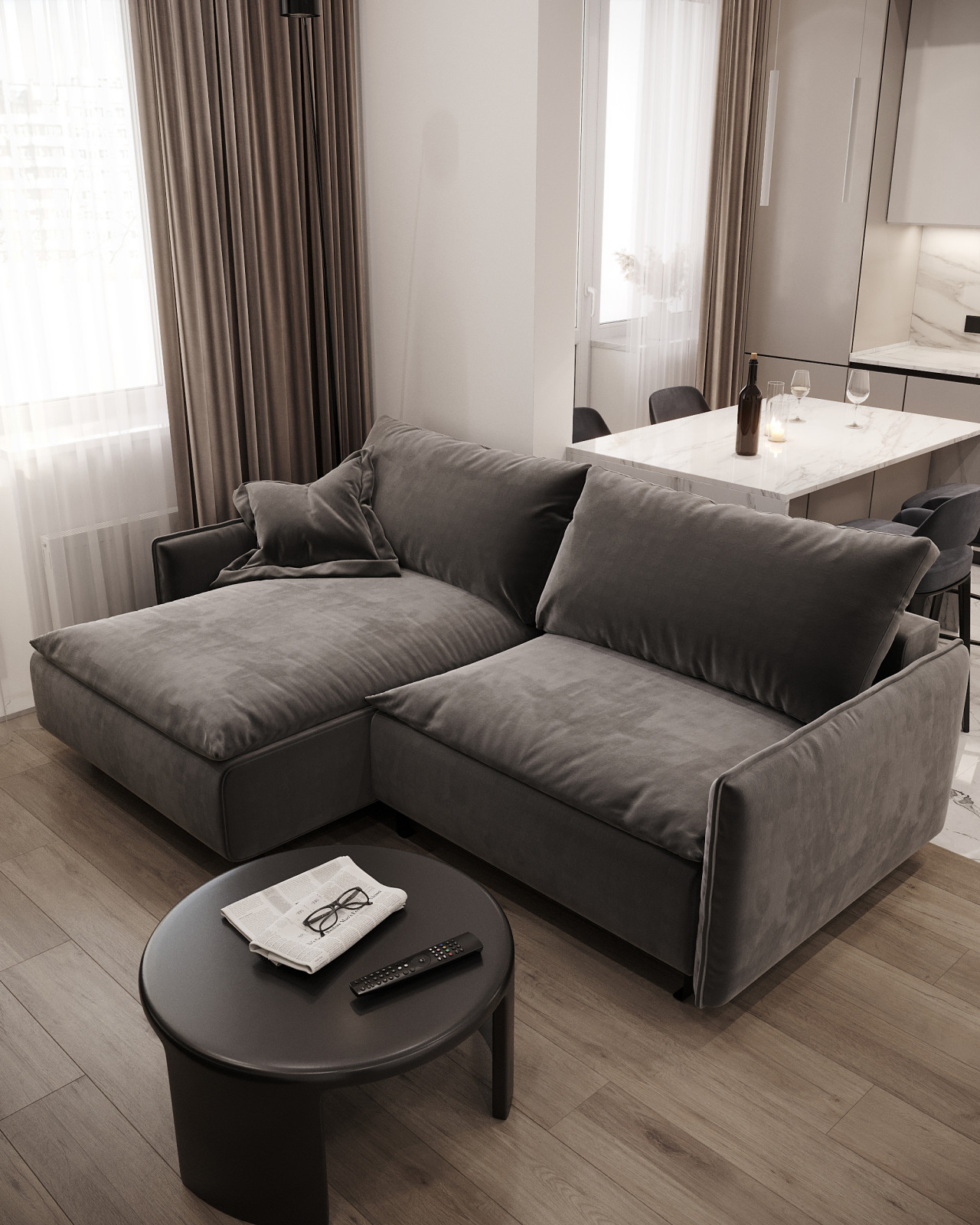 Дизайн и 3д-визуализация санузла в квартире в г. Долгопрудный