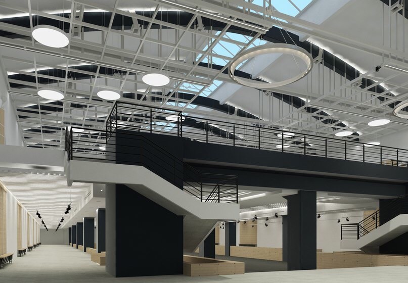 Обложка проекта: Визуализация Центрального Выставочного Зала Манеж, в Санкт-Петербурге.