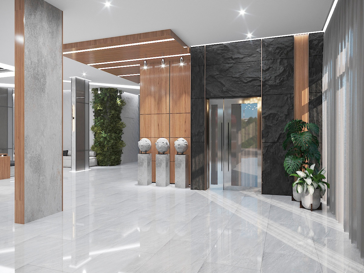 Обложка проекта: Холл и ресепшн гостиницы!!!!!