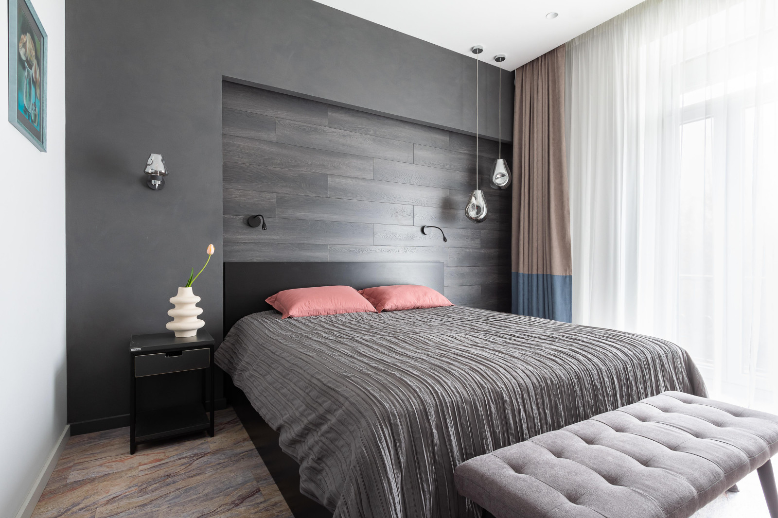 Обложка проекта: КВАРТИРА С ЯРКИМИ АКЦЕНТАМИ В СТАРОМ ФОНДЕ