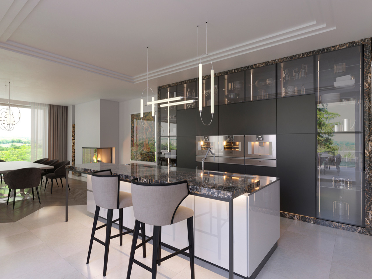 Дом в Австрии, Wohnküche