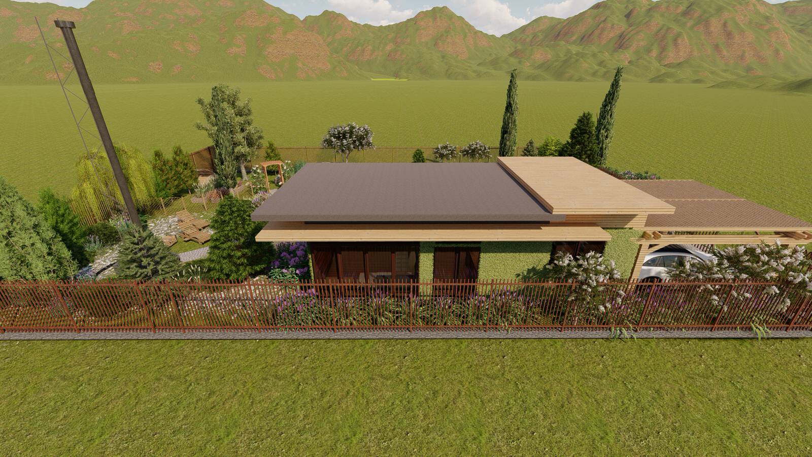 Каменистые устройства на участке 7 соток. "День/Ночь"