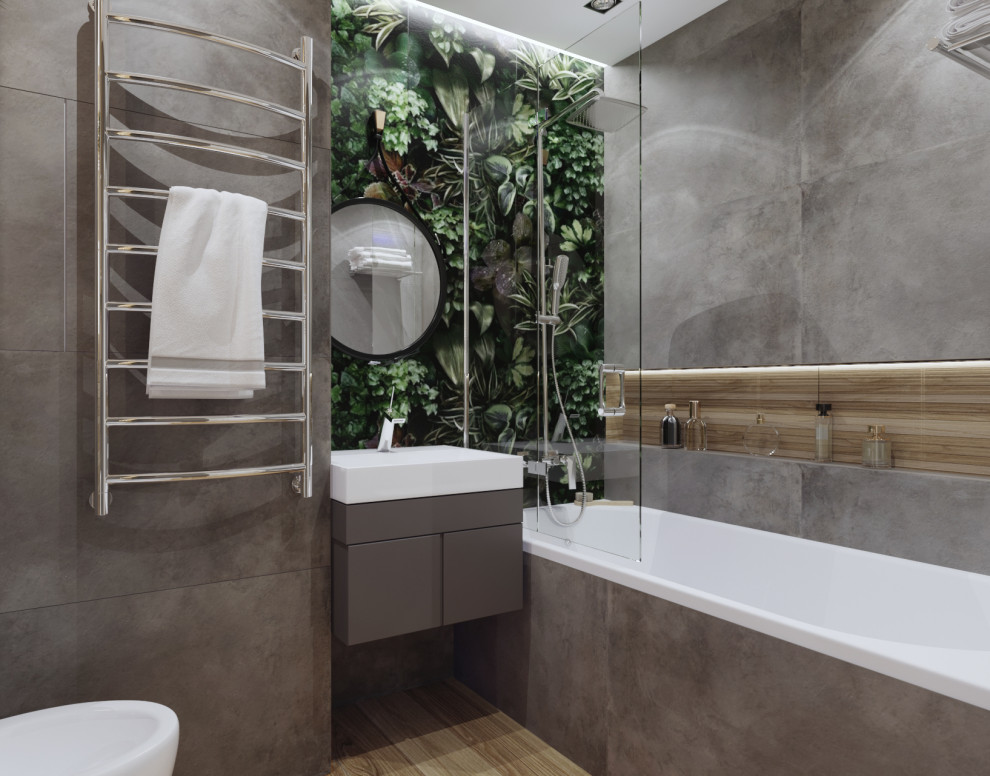 Обложка проекта: Квартира с комнатами в разный стилях