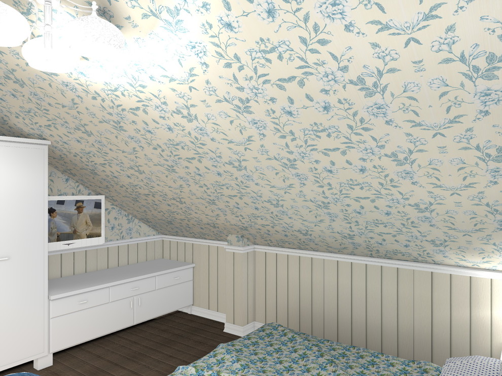 Деревянный дом в стиле "прованс"